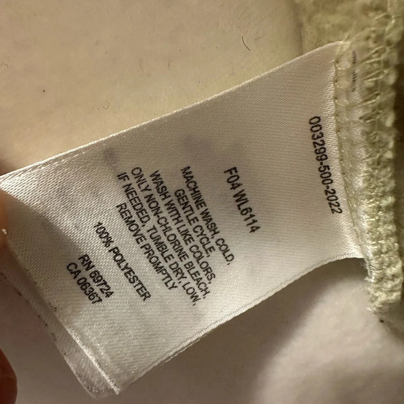 Columbia Zip Up Track Jacket L Light Green Fleece Women’s - Picture 9 of 9